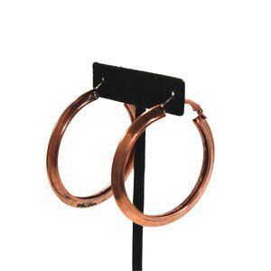 Bronze Hoop Earrings